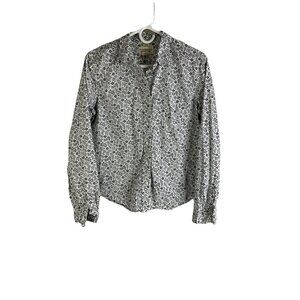 Denim & Supply Ralph Lauren Black and White Floral Top